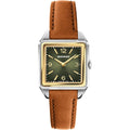 Movado Heritage 1917 Women’S Swiss Quartz Leather Petite Square Watch, 25Mm