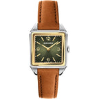 Movado Heritage 1917 Women’S Swiss Quartz Leather Petite Square Watch, 25Mm