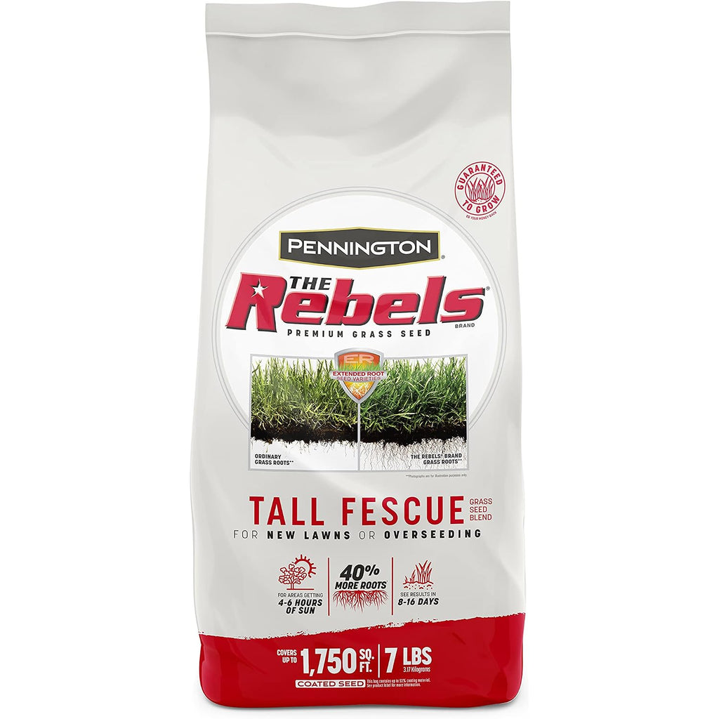 Pennington The Rebels Tall Fescue, Tall Fescue Grass Seeds For Lawn, 7 Lb