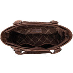 Wrangler Distressed Tote Bag for Women Western Purse Multi Pockets Handbags and Shoulder Bag