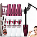 3Pcs 7D Waterproof Volume Mascara, Black Lengthening Thickening Fiber Lashes Mascara, Smudge-Proof Long Lasting Curling Volumizing Eye Makeup for Women Girl,Natural & Buildable Fuller Look