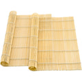 Syn-Zer Bamboo Sushi Mats 2-Pack, 9.5" Rolling Tool For Maki | Diy Sushi Making, Reusable Roller, Kitchen Tool, Hand Rolls, Maki, Sushi Prep