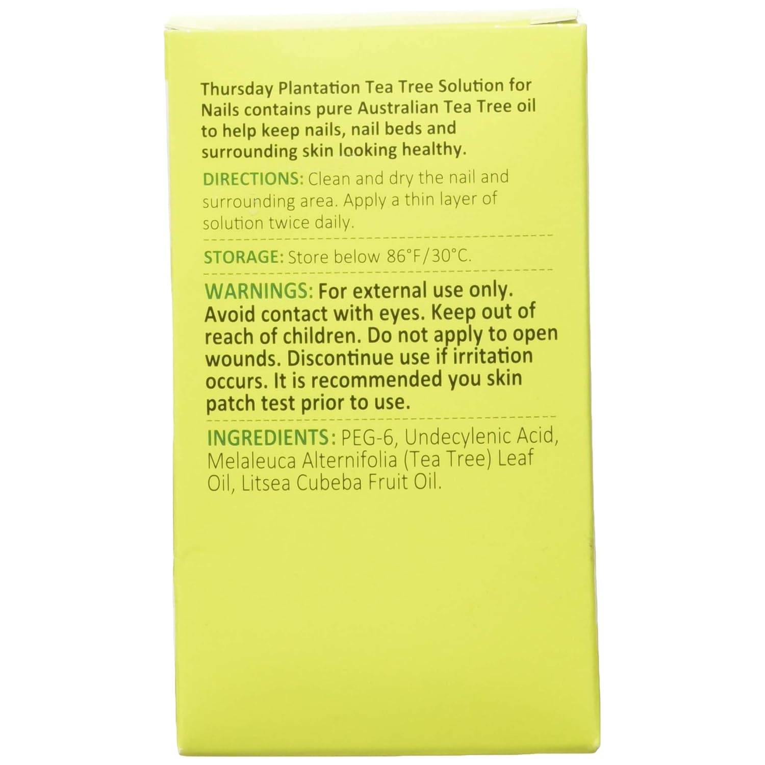 Thursday Plantation Tea Tree Antifungal Solution for Nails,10 ml