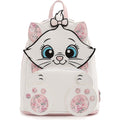 Loungefly Disney Marie Floral Footsy Womens Double Strap Shoulder Bag Purse