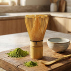 Clay&Fire Matcha Whisk, Handcrafted Bamboo Whisk For Matcha Powder | Traditional Japanese Chasen For Matcha Stirrer, 100% Natural Matcha Wisk