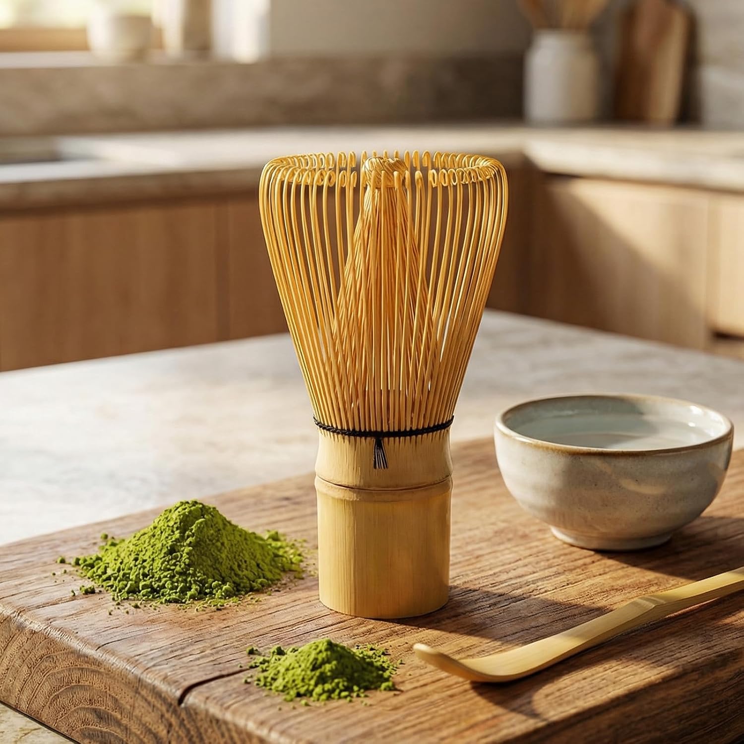 Clay&Fire Matcha Whisk, Handcrafted Bamboo Whisk For Matcha Powder | Traditional Japanese Chasen For Matcha Stirrer, 100% Natural Matcha Wisk