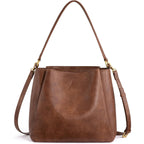 LOVEVOOK Hobo Bag for Women with Three Large Compartments Waterproof Shoulder Handbags Purse for Work Shopping Travel