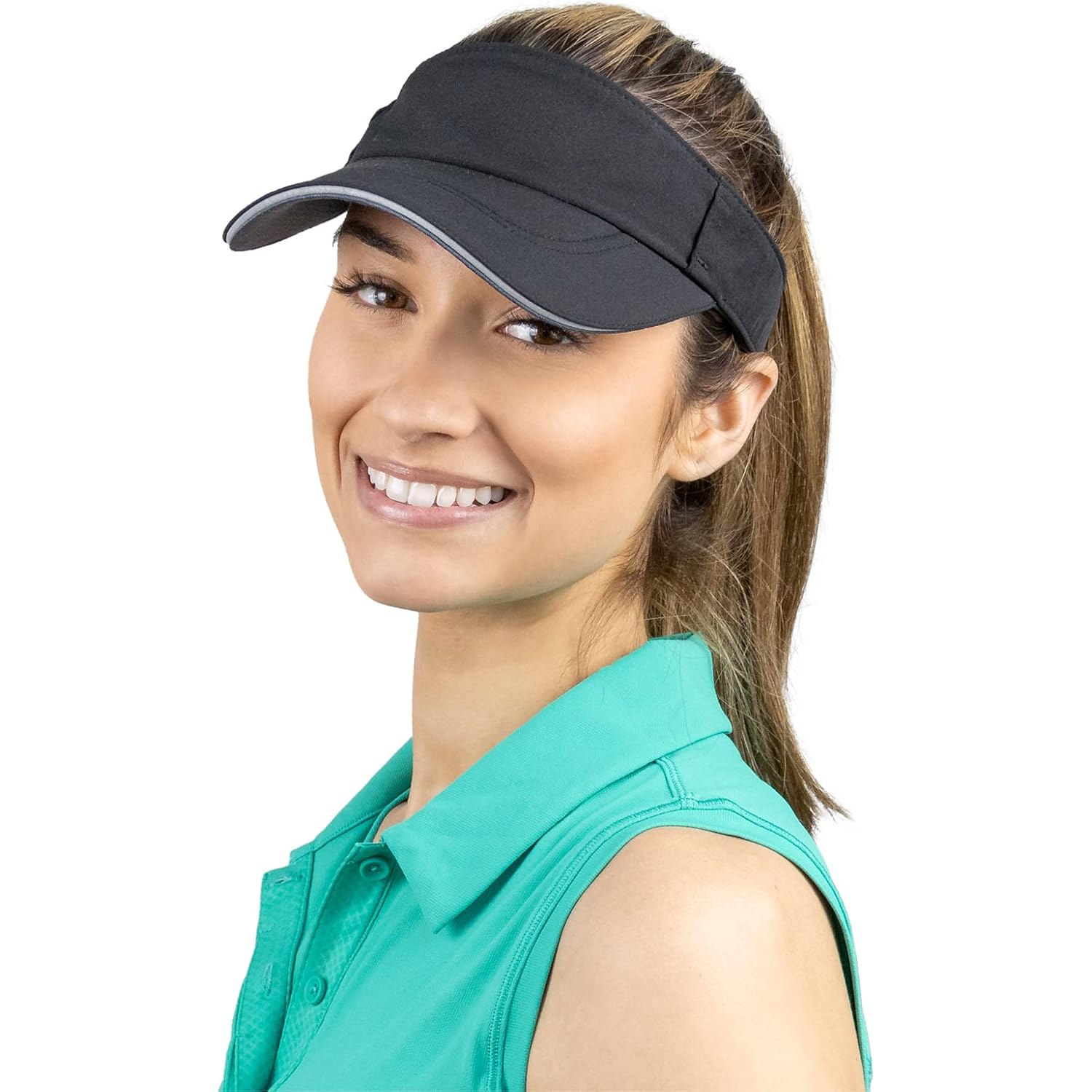 TrailHeads Sun Visor Hat for Women - Recycled Running Visors for Women - Tennis, Golf, Softball, Summer - Women's Visors