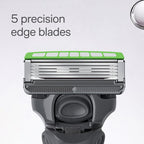 Schick Hydro Sensitive Razors for Men, 1 Razor Handle with 3 Razor Blades Refills