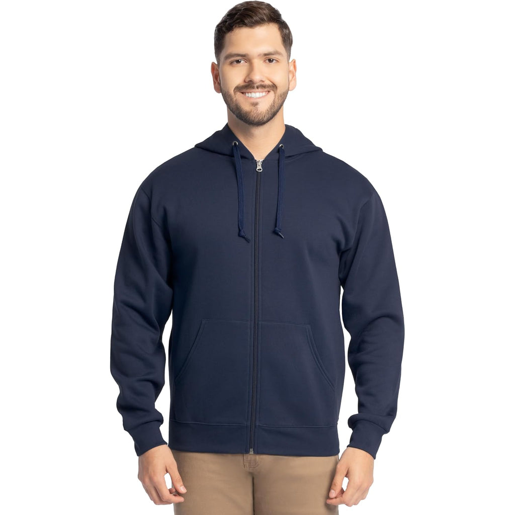 Fruit Of The Loom Eversoft Fleece Full Zip Hoodie Sweatshirt