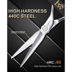 Professional Hair Shears 6.5 In Extremely Sharp Blades,Professional Hair Cutting Scissors,Haircutting Scissors For Professionals,Hair Scissors