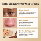 Obge Oil Control Finisher - Bouncy Jelly Texture Sebum Control Powder, Matte Finish Face Powder For Oily Skin, Instant Pore Blur & Shine Control, Translucent Setting Powder, No Fallout, 0.17 Oz