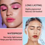 7 Colors Lip Tint Stain Set, Watery Lip Stain Mini Liquid Matte Lipstick, Multi-use Lip Cheek Tint, Moisturizing Plump Lip Gloss, Lightweight Non-Sticky, Long Lasting, Vivid Lip Makeup (7 Colors)