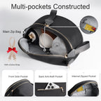 Bum Bags for Women Checkered Crossbody Bag Large Nylon Belt Purse Fanny Packs, Bonus with a Extra Strap