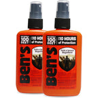 Ben'S 100 Tick & Insect Repellent - Alcohol-Free Deet Insect Repellent Pump Spray - Offers 10 Hours Of Protection For Adults & Children -3.4 Fl Oz (2 Pack)
