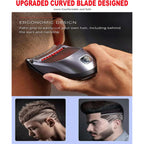 Shortcut Hair Clippers Self-Haircut Kit For Men, Shortcut Self Grooming Haircut Kit With 9 Limited Combs, Usb Rechargeable Cordless Electric Hair Trimmer Professional Hair Cutting Machine