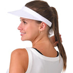 Cotton Visor Hat Women Men Clip-on Visors Hats Adjustable Outdoor Sports Golf Beach Wide Brim Sun Cap