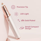 Finishing Touch Flawless Brows Eyebrow Hair Remover Electric Razor for Women with LED Light for Instant and Painless Hair Removal