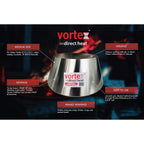 Vortex (In) Direct Heat For Charcoal Grills, Medium Size - For Weber Kettle 22 26.75 Wsm Smokey Mountain Xl Kamado Xl Big Green Egg