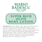 Mario Badescu Body Lotion, Nourishing And Softening Body And Hand Moisturizer For All Skin Types