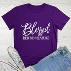 Graphic T-Shirts for Women Faith Shirts for Women Purple