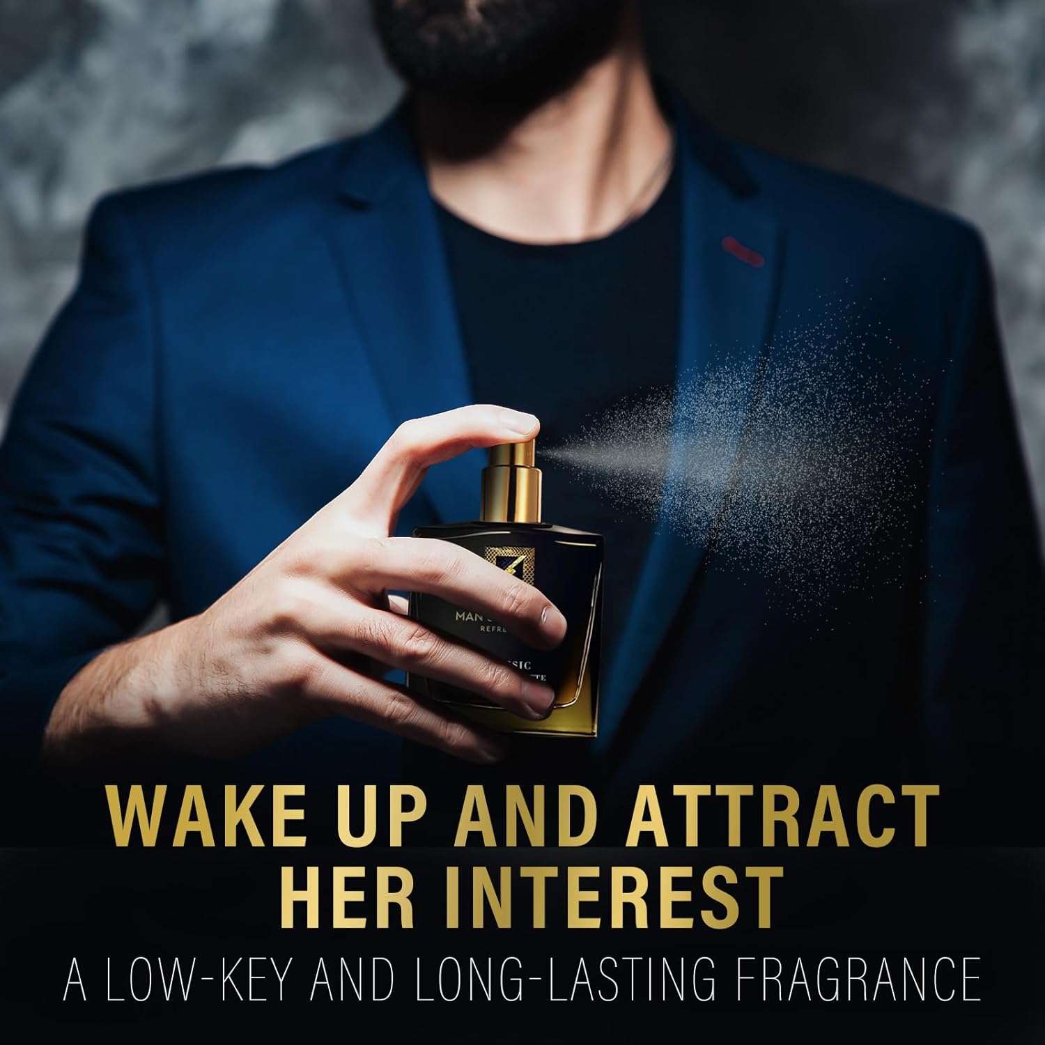 Pheromone Cologne for Men, 50ml Long-Lasting Fragrance Spray with Unique Scent, Unique Scent for Daily Confidence