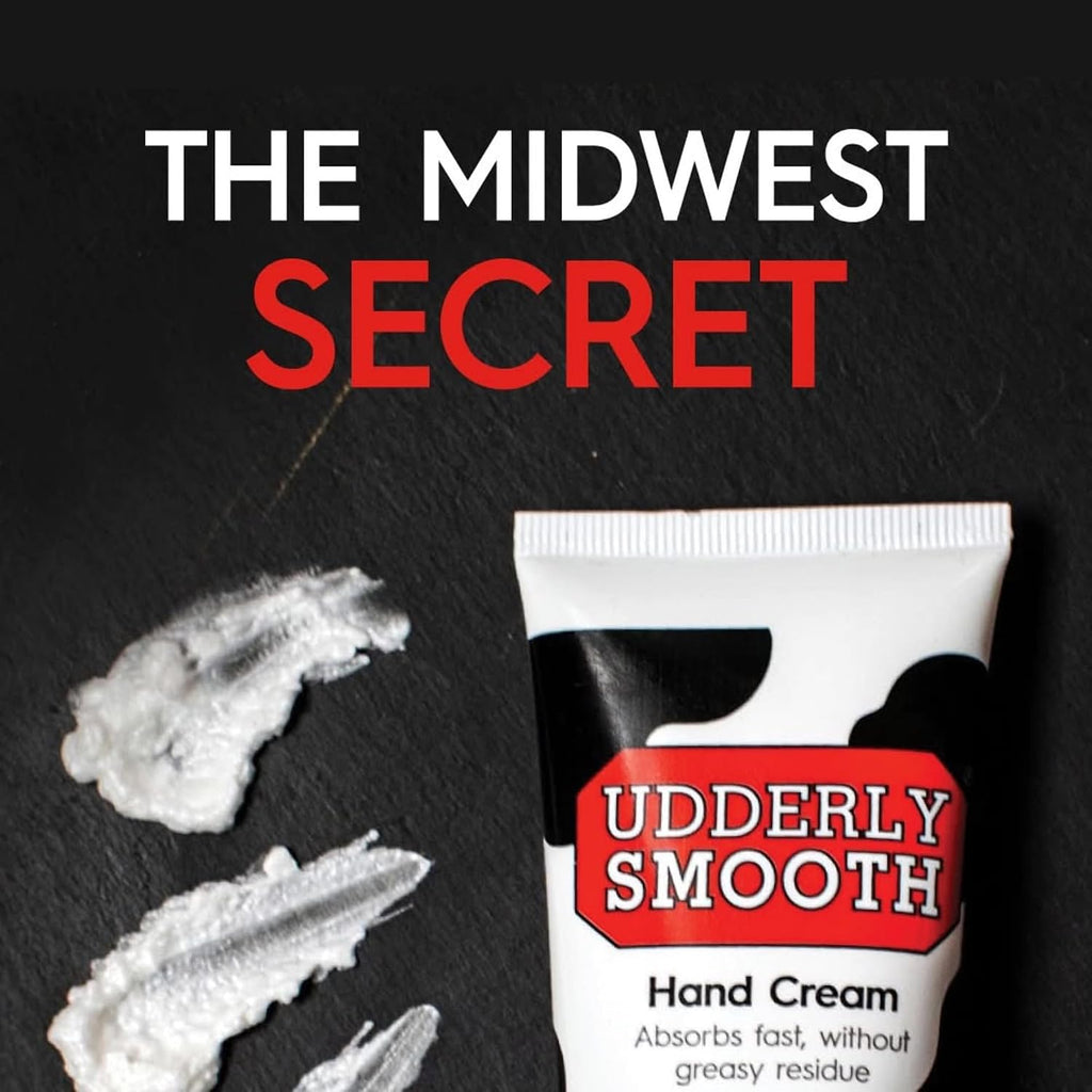 Udderly Smooth Hand (2 Oz) & Body Cream (12 Oz) Bundle, Daily Moisturizer To Hydrate Dry Or Rough Skin, Dermatologist Tested, 3 Items Total
