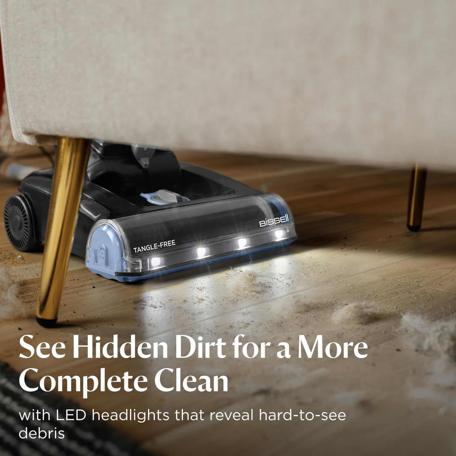 Bissell Cleanview Max Tangle-Free, Led Headlights, Extension Wand 4072L
