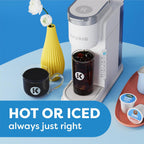 Keurig K-Iced Coffee Maker, Single Serve K-Cup Pod Iced Coffee Maker, With Hot And Cold Coffee Capabilities, Brews Any K-Cup Pod, Gray | Brews Hot And Iced With Brew Over Ice, Strong Brew, 8/10/12 Oz, 42-Oz Reservoir, Drip Tray Fits 7In Tumblers