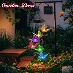 Winzwon Solar Wind Chimes, Christmas Gardening Butterfly Gifts For Women | White Elephant Birthday Gifts For Grandma Nana Wife Sister, Solar Lights Outdoor For Outside Garden Yard Patio Porch Decor