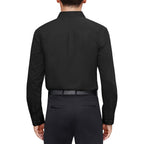 J.Ver Men'S Dress Shirts Stretch Stain Shield Long Sleeve Solid Formal Shirt Business Casual Button Down Shirts