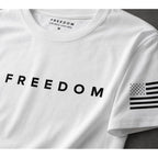 Freedom Charlie Kirk White T Shirt White L I Am Charlie Kirk Shirt