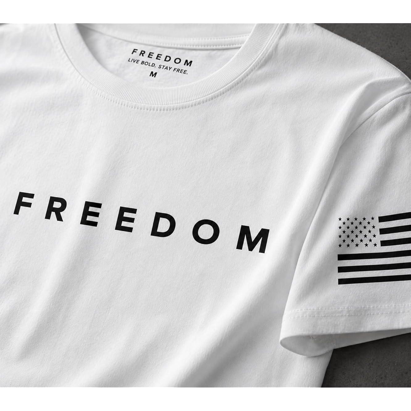 Freedom Charlie Kirk White T Shirt White L I Am Charlie Kirk Shirt