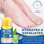 60% Urea Cream Stick plus 2% Salicylic Acid, Maximum Strength Urea Foot Cream Callus Remover for Dry Cracked Heels, Hands, Knees,Exfoliating Moisturizer, Dead Skin Remover Foot Balm 1.4oz (2pcs)