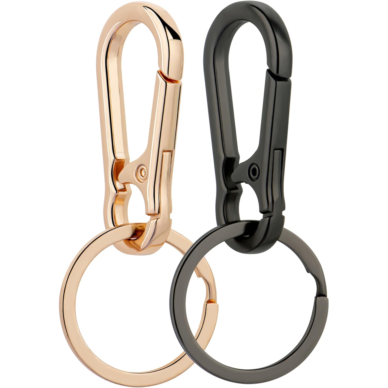 Wikavanli Metal Keychains Keyring Key Chain Ring Clip Holder Organizer for Home Car Keys Key Finder Women Men