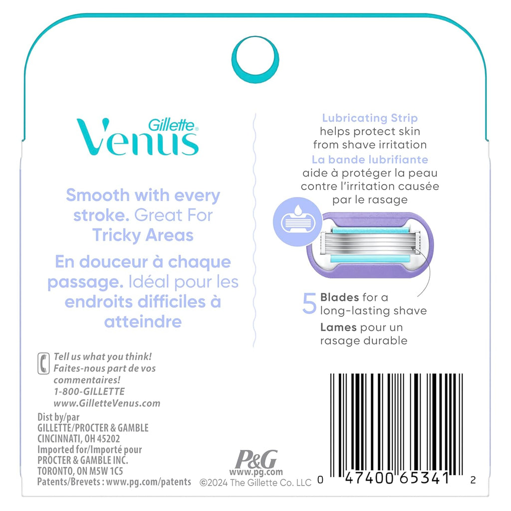 Gillette Venus Extra Smooth Swirl Women's Razor Blade Refills - 4 Count
