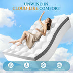 4 Inch Memory Foam Mattress Topper Queen, Cooling Extra Thick 2000 Gsm Pillow Top Mattress Pad For Back Pain Relief,Soft Breathable Mattress Cover For Fluffy Shredded Memory Foam Filled (60"X80")