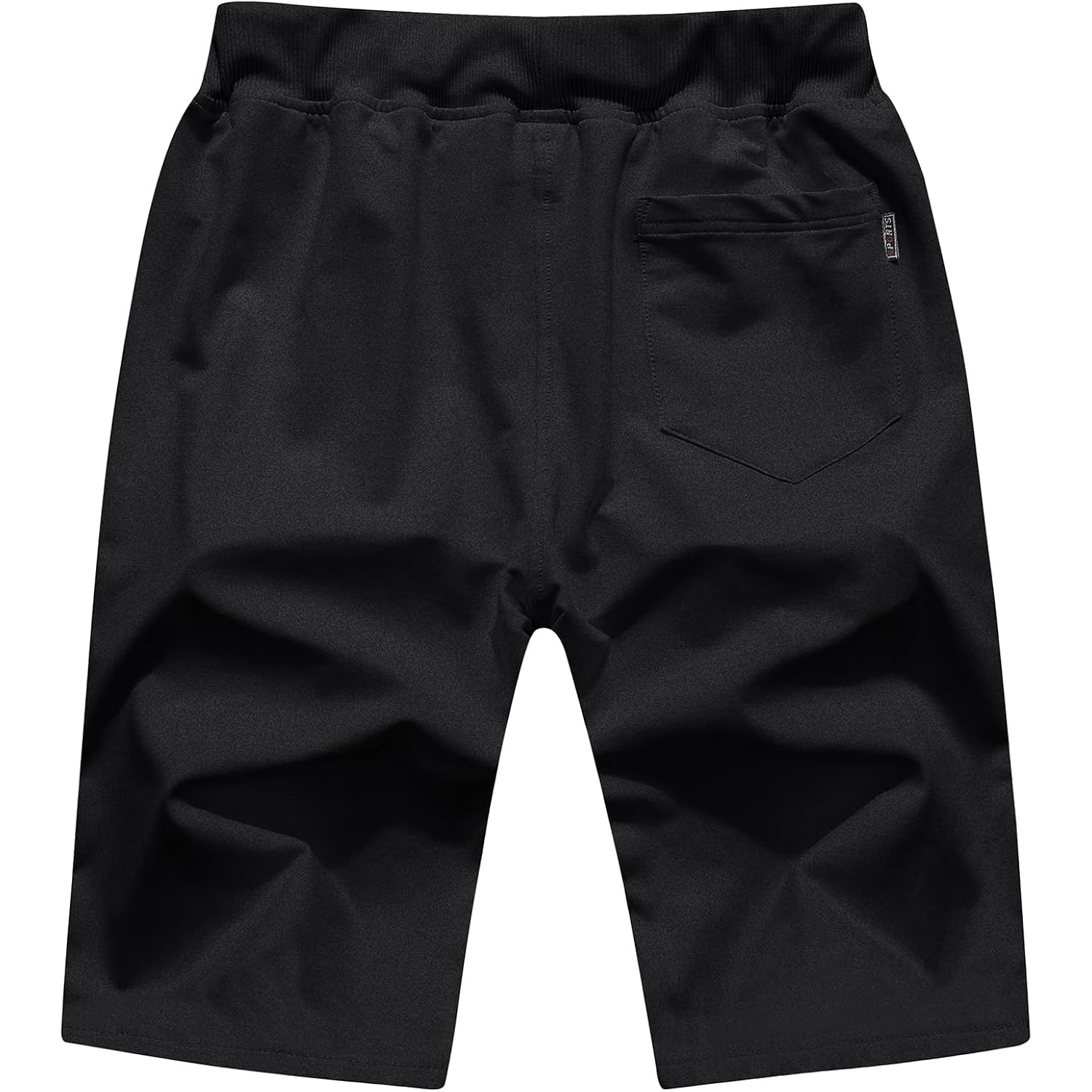 Qpngrp Mens Shorts Casual Drawstring Zipper Pockets Elastic Waist