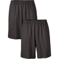 Soffe Mens Classic Midweight Shorts With Pockets, 8" Inseam, Multipack