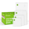 Vacuum Sealer Bags, 40 Reusable Vacuum Sealer Bags For Food, Bpa-Free, Meal Prep And Sous Vide Cooking,Works For Handheld Sealer And Vac Sealer Machine With External Vacuum Systems