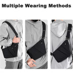 Anti Theft Travel Bag, One Shoulder Large Capacity Cross-Body Bag Chest Fashion Lightweight Sling Bags For Travel Sports