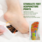 10PCS Deep Cleansing Foot Pads, Adhesive Sheets for Foot and Body Care Better, Natural Ginger Powder Bamboo Vinegar Foot Patches, Relieve Stress, Improve Sleep and Relaxation