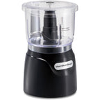 Hamilton Beach Electric Vegetable Chopper & Mini Food Processor, 3-Cup, 350 Watts, for Dicing, Mincing, and Puree, Black (72850)
