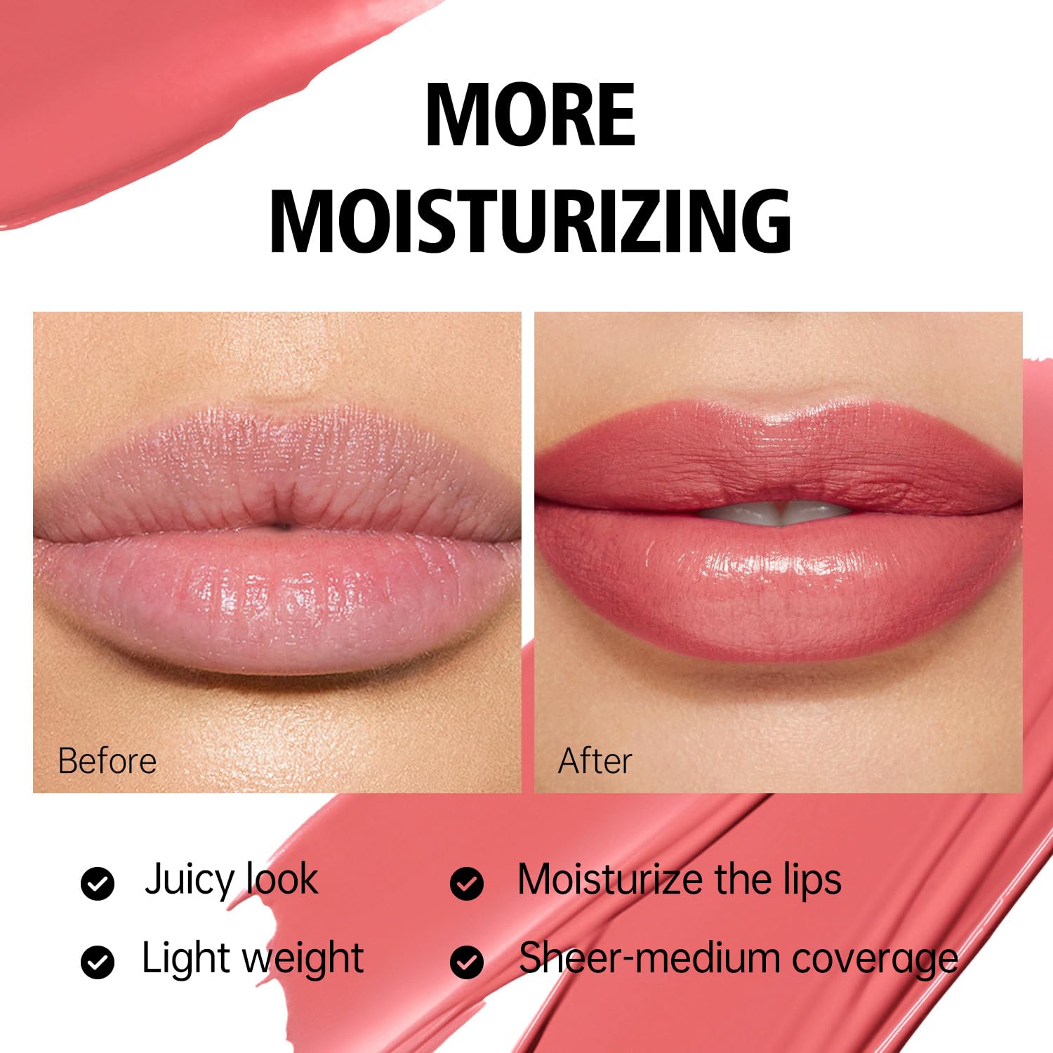 MAKI YIKA Moisture Dark Berry Lipstick for Women Hydrate Tinted Lip Balm for Mother's Day Dry Cracked Lips Sheer Lipstick Lip Tinted Glossy Finish,MA049 Blush Berry
