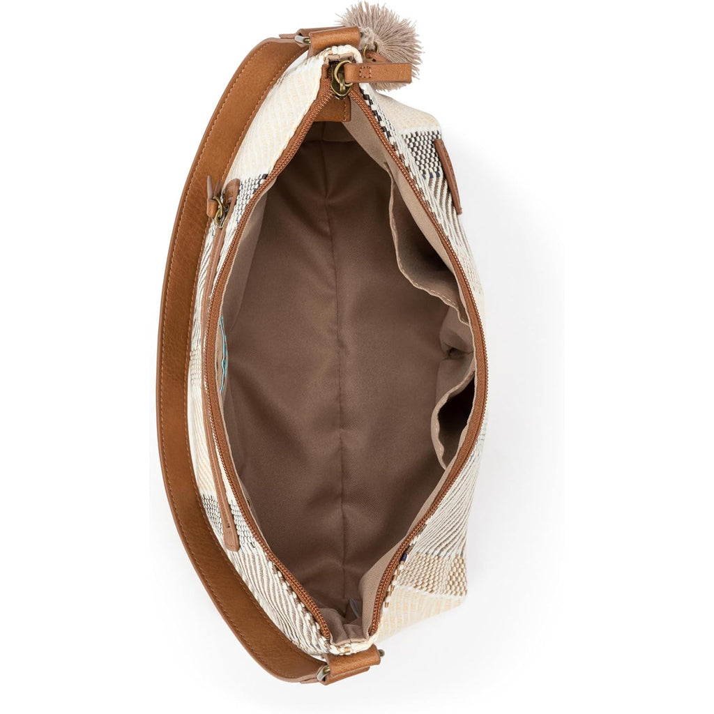 Sakroots Banyan Hobo – Shoulder Bag With Zipper Closure & Detachable Key Dangle. Lightweight Everyday Travel Hobo For Women