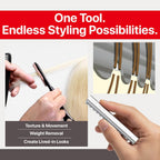 Feather Styling Razor Standard Blades - Professional Hair Cutting Blades for Styling, Shaping, Feathering, & Thinning - Stainless Steel Single Edge Guarded Blade - Made in Japan - Refill Pack - 10 Ct