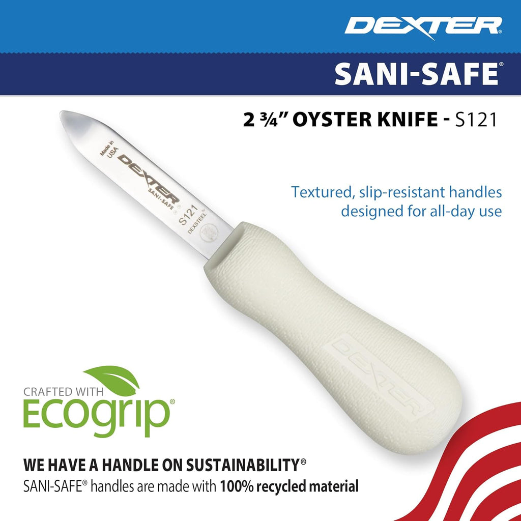 Dexter-Russell – 2.75" New Haven Style Oyster Knife - Sani-Safe Series, Carbon Steel, medium, Original version