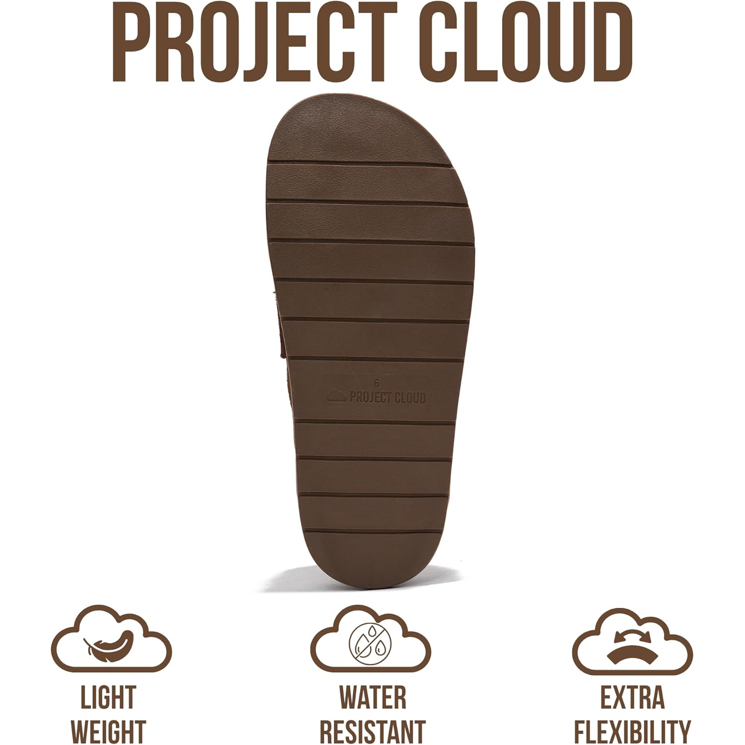 Project Cloud 100% Genuine Leather Womens Clogs - Plush & Soft Insole with Arch Support Non Slip Mules & Clogs for Women Footwear - Water Resistant Women Shoes (Foamy)