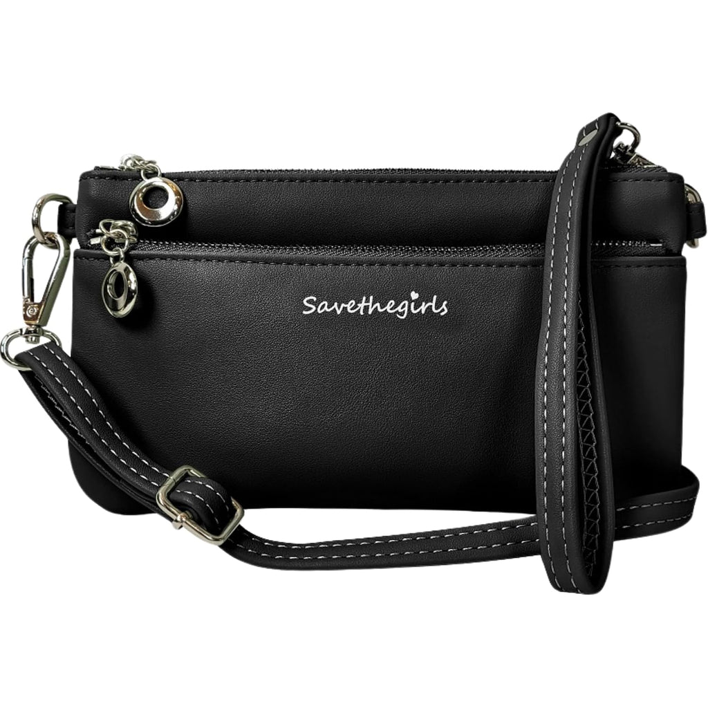 Save The Girls Cell Phone Purse - Touch Screen Women’S Crossbody Bag - Clutch Purses For Women (Bella)