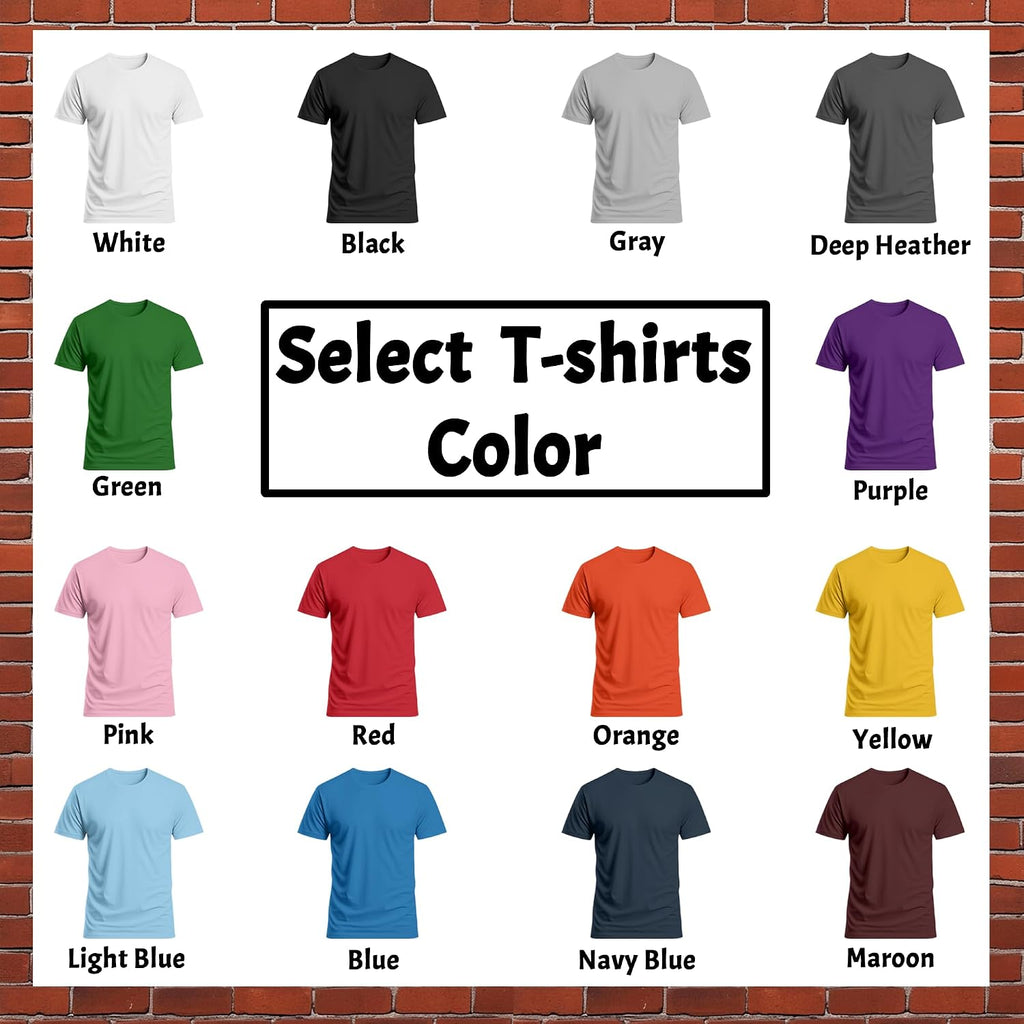 Custom T Shirts For Men Women,Personalized Shirts With Photo Logo Text,Customized T-Shirt For Front & Back Print